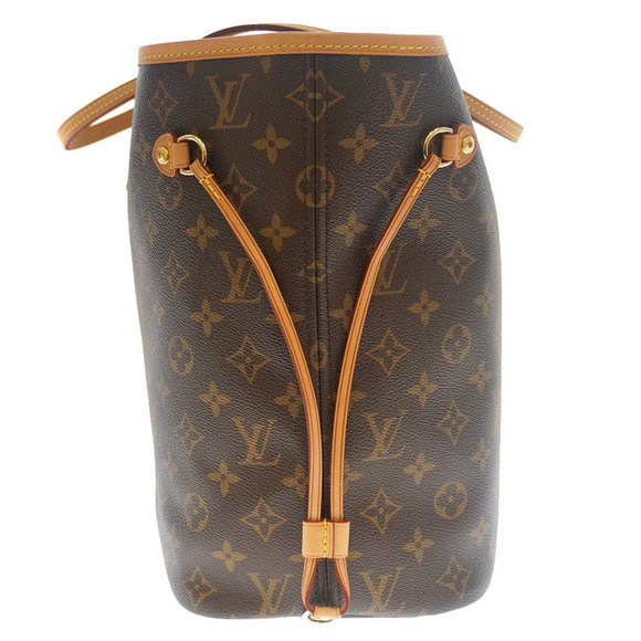 Louis Vuitton Bag Tote Brown Canvas Neverfull MM - Picture 1 of 14